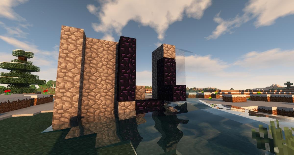 Minecraft - Быстрое строительство портала в ад