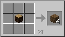 Как из древесины получить доски и палки в Minecraft